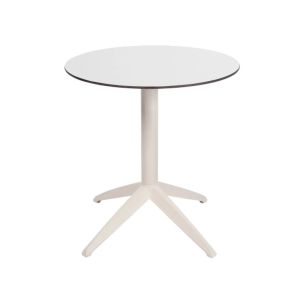 Стіл QUATRO FOLD ø 70 WHITE-WHITE